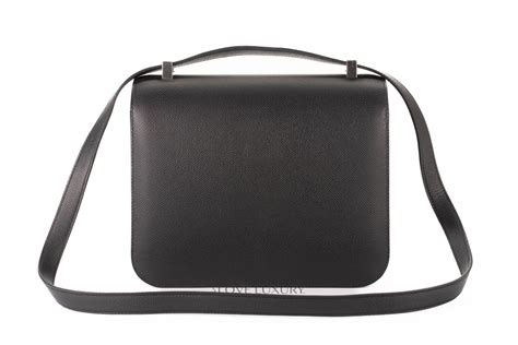 hermes constance so black|Hermes constance double gusset.